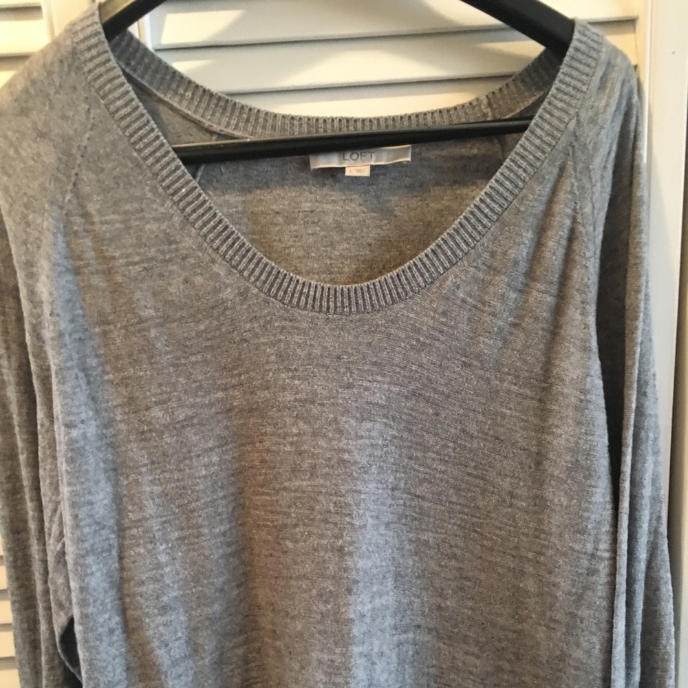 Loft Grey cotton sweater